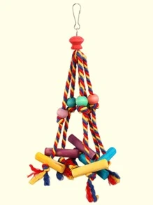 1入組珠子裝飾小鳥玩具 - 彩色 - 查看 3