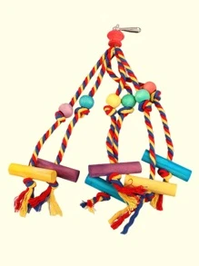 1入組珠子裝飾小鳥玩具 - 彩色 - 查看 4