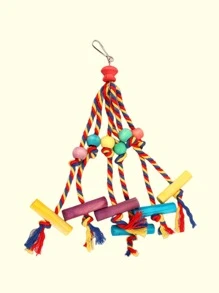 1入組珠子裝飾小鳥玩具 - 彩色 - 查看 5