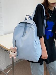 掛飾流行背包 - 藍色 - 查看 3