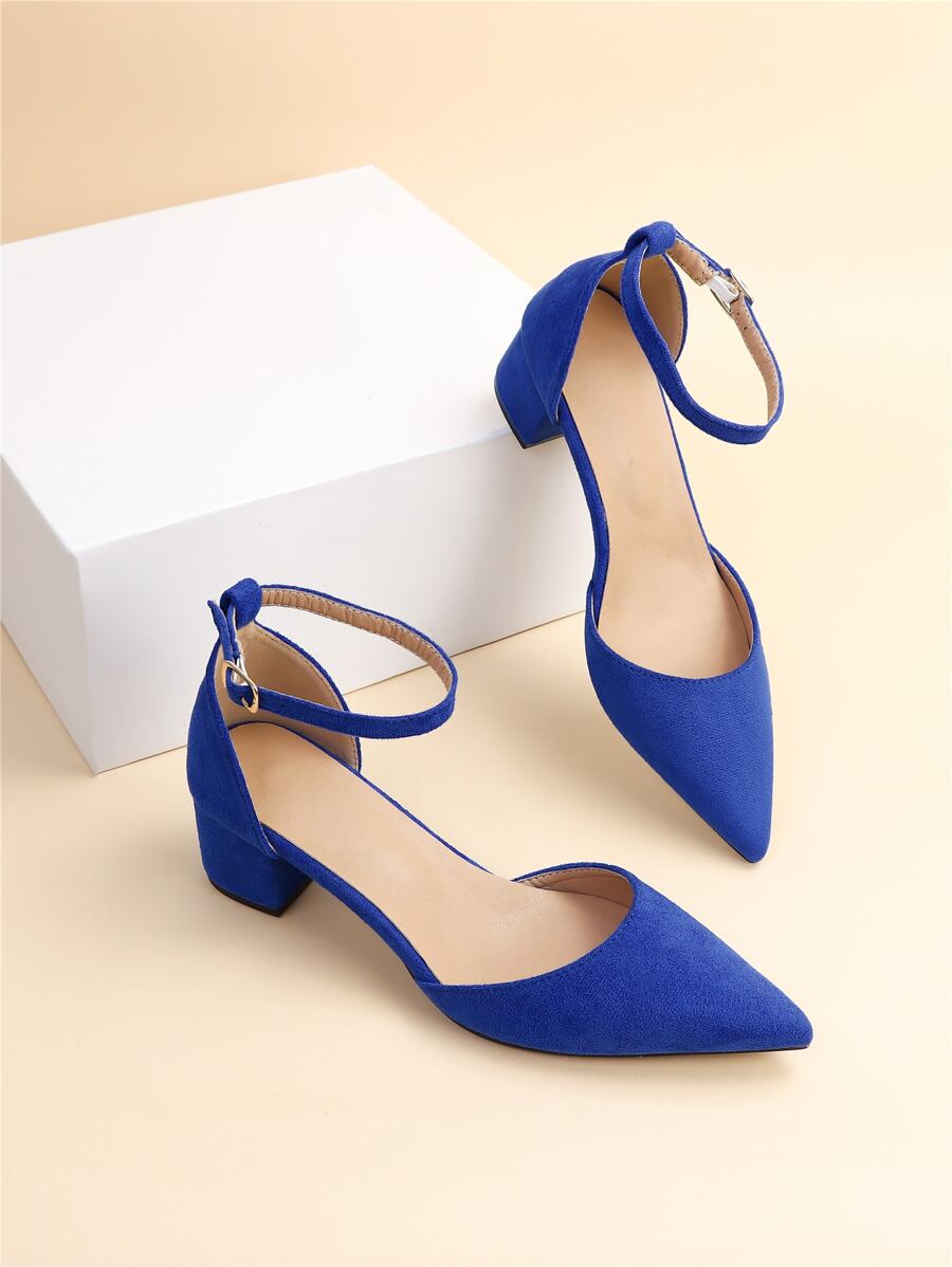 Giày cao gót Nữ - Màu xanh lam - Xem 1