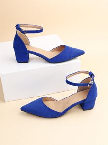 Giày cao gót Nữ - Màu xanh lam - Xem 2
