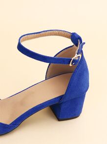 Giày cao gót Nữ - Màu xanh lam - Xem 3