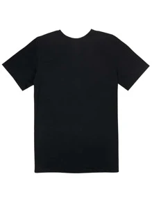 SHEIN LUNE Camiseta mapa & con estampado de slogan