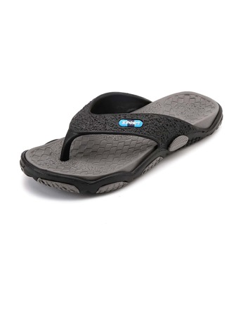 男士休閒防水兩色平底人字拖,海灘涼鞋