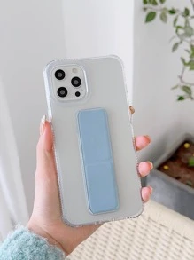 Ốp lưng điện thoại TPU tích hợp chân đế, chống rơi 4 góc, bằng da PU mới, tương thích với iPhone 16/17/17 Pro/17 Pro Max. - Màu xanh lam - Xem 2