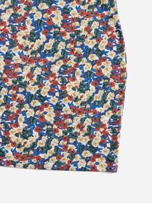 SHEIN VCAY Floral Print Ruched Bust Frill Trim Knot Front Cami Dress - Multicolor - View 5