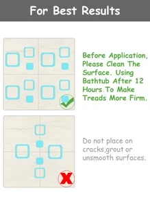 30pcs Geometric Design Anti-Slip Shower Stall Mat - Blue - View 8