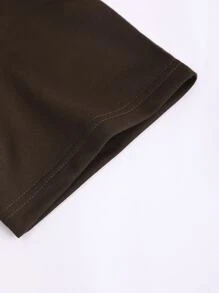 Manfinity Homme Men Coconut Tree & Slogan Graphic Tee & Drawstring Waist Sweatpants - Multicolor - View 4