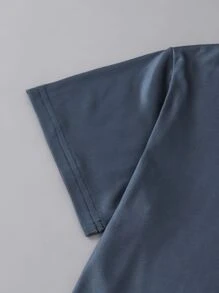 Boys' Cactus Printed Short Sleeve Shirt And Shorts Pajama Set - Multicolor - View 4