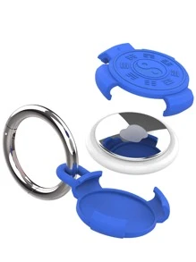 Silicone Case Compatible With Apple Air Tag - Blue - View 3