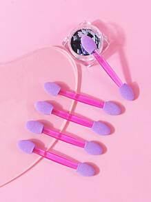 klimonla Nail Art Brushes Set,20pcs Double-Ended Nail Art Brush Pen,Brush Kit Nail Art Tool, Eye Shadow Brush,For Home Use and Professional Nail Salon - Purple - View 5