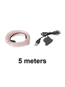 Luz 5m USB de coche LED atmósfera - Blanco - Ver 11