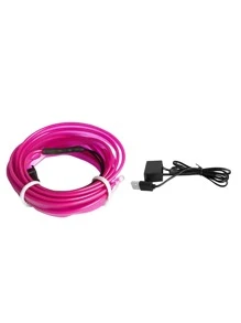 1 bóng đèn USB 3M cho ô tô - Màu tím - Xem 2