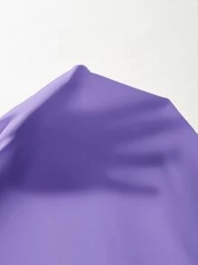 SHEIN BAE Top halter unicolor ajustado - Morado Violeta - Ver 6