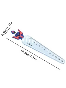 1pc Sword Design Ruler - Red - View 5