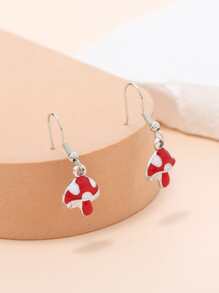 Bông tai hình nấm - Nhiều màu - Xem 1