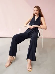 MOTF PREMIUM Thắt lưng Áo & Quần váy Bộ - Màu xanh hải quân - Xem 8