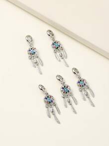 5pcs/set Dream Catcher DIY Pendant - Multicolor - View 2