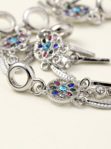 5pcs/set Dream Catcher DIY Pendant - Multicolor - View 4