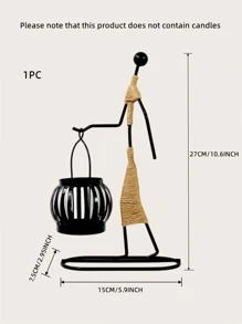 1 Đế Nến Bằng Sắt, Hình Sáng Tạo & Thiết Kế Đèn Lồng Chân Nến Cho Gia Đình - Nhiều màu - Xem 2