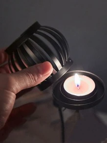 1 Đế Nến Bằng Sắt, Hình Sáng Tạo & Thiết Kế Đèn Lồng Chân Nến Cho Gia Đình - Nhiều màu - Xem 3