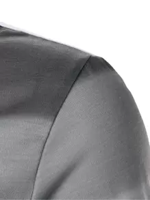 Manfinity Homme Hombres Camisa polo de color combinado - Blanco - Ver 6