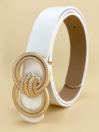 Boho Round Buckle Belt For Daily Wear Halloween Summer, School Fall, Autumn, Halloween