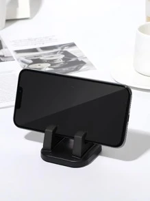 1pc Anti- Desktop Phone Holder - Black - View 1