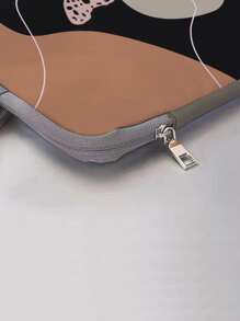 1pc Butterfly Pattern Laptop Bag - Multicolor - View 3