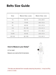 1 件女式珍珠镶嵌矩形弹性腰带，百搭配饰 - 白色 - 查看 4