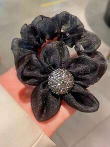 2pcs Flower Decor Hair Tie Cute - Multicolor - View 6