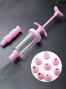 8 piezas Set boquilla de tubería - Rosa Pálido - Ver 2