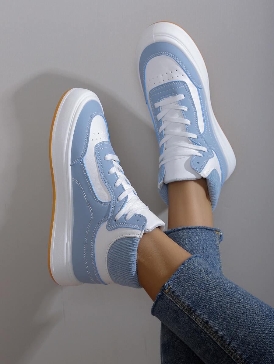 歐美風格時尚舒適女式高幫運動鞋，適用於戶外跑步和休閒運動鞋