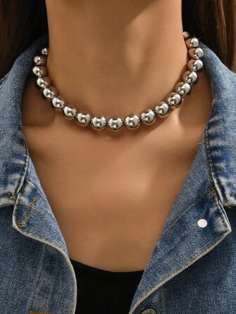 Minimalist Beaded Necklace