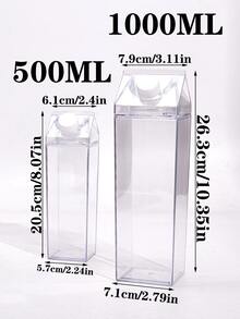 1入組透明水瓶 - 無色 - 查看 2