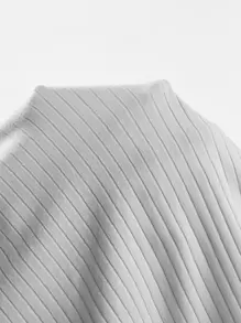 Muchica 素色羅紋針織機車短褲