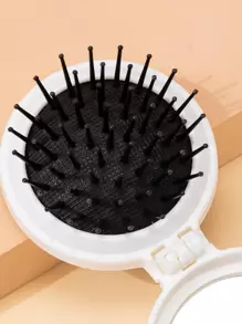 Lược bỏ túi/Lược chải tóc có thể gập lại kèm gương mini, 1 gương trang điểm tròn nhỏ gọn kèm lược chải tóc, Gương du lịch di động cho phụ nữ & bé gái, Quà tặng cho phụ nữ, mẹ, vợ, chị gái, bạn gái tuổi teen, Gương trang điểm nhỏ gọn, Gương bỏ túi, Gương nhỏ, Phòng khách, Phòng ngủ, Phòng tắm, Trang trí nhà cửa, Đồ du lịch, Đám cưới, Tiệc tùng, Sinh nhật, Quà tặng cho nam giới, Mẹ, Bố, Bạn thân, Giáo viên, Năm mới, Phụ kiện, Quà tặng vui nhộn, Giá rẻ, Quà tặng tất, Trang điểm, Dụng cụ trang điểm, Đồ giá rẻ, Quà tặng, Quà tặng cho phụ nữ, Quà tặng Giáng sinh - Đen và trắng - Xem 5