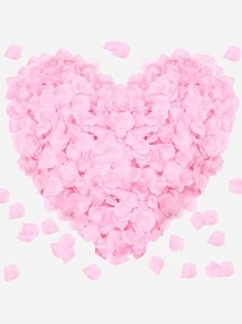 1200pcs/Set Non-Woven Fabric Throwing Confetti, Petal Design Tissue Confetti For Party, - Baby Pink - View 2