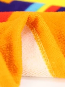 1 Khăn Đi Biển Khối Màu, Khăn Microfiber Thấm Nước Du Lịch Đi Biển Cho Ngoài Trời - màu nâu - Xem 4