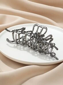 水鑽裝飾髮爪 - 彩色 - 查看 1