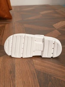 Women Hollow Out Vented Clogs EVA Fashion Clogs - White - View 8