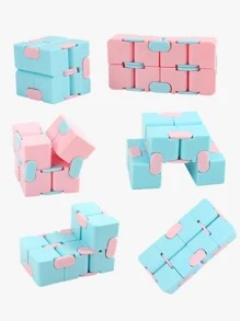 1入組雙色魔方搞笑玩具 - 藍色 - 查看 5