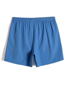 Manfinity KASUA Hombres Shorts de natación unicolor de cintura con cordón