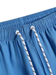 Manfinity KASUA Hombres Shorts de natación unicolor de cintura con cordón
