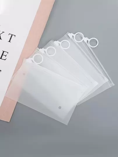 10入組塑膠首飾類極簡透明首飾袋
