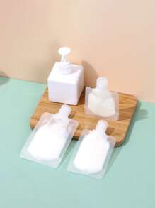 3pcs/set Portable Transparent Storage Bags - Clear - View 3