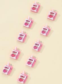 10pcs/set Milk Carton DIY Pendant - Multicolor - View 2