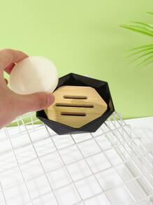 4入組塑膠乳液分配器和肥皂盒簡約黑色乳液分配器和漱口杯和牙刷架和肥皂盒 - 彩色 - 查看 2