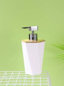 4入組塑膠乳液分配器和肥皂盒簡約白色乳液分配器和漱口杯和牙刷架和肥皂盒 - 彩色 - 查看 4